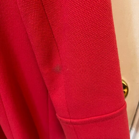 J. Crew Classic Lady Day Coat Red Pink Italian Double Cloth Wool Blend US 8 - Picture 15 of 16